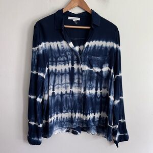 Young Fabulous & Broke Tie dye Button Down Beachy Shirt